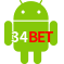 Aplicativo 34BET para Android